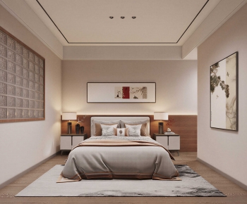 New Chinese Style Bedroom-ID:376940014