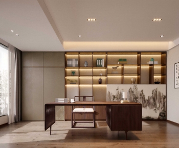 New Chinese Style Study Space-ID:120304117