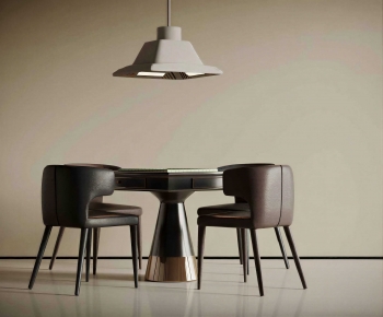 Modern Mahjong Tables And Chairs-ID:594862941