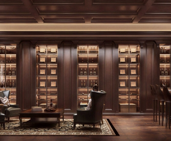 European Style Wine Cellar/Wine Tasting Room-ID:694557916