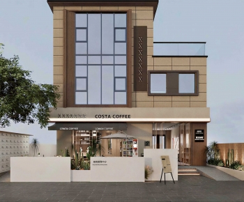 Modern Appearance Of Commercial Building-ID:768076905