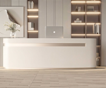 Modern Reception Desk-ID:866458898