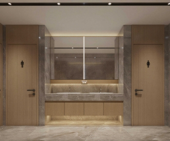 Modern Public Toilet-ID:772929915