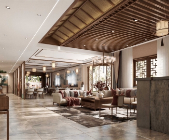 New Chinese Style Meeting Room-ID:642097001