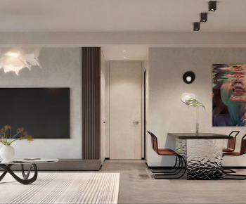 Industrial Style Dining Room-ID:702681068