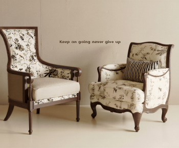 French Style Single Sofa-ID:324692962