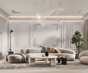 French Style A Living Room-ID:354080223