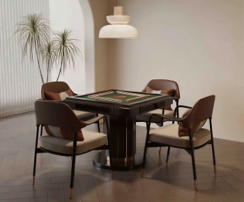 Modern Mahjong Tables And Chairs-ID:968724016