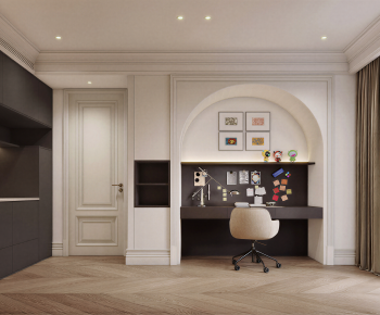 Simple European Style Study Space-ID:110507011