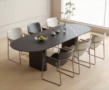 Modern Dining Table And Chairs-ID:469497927