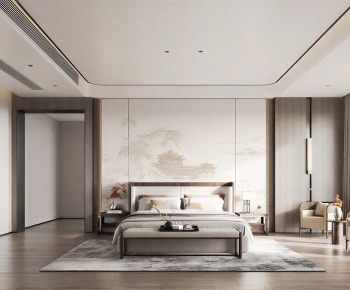 New Chinese Style Bedroom-ID:584460971