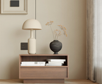 Wabi-sabi Style Bedside Cupboard-ID:206788069