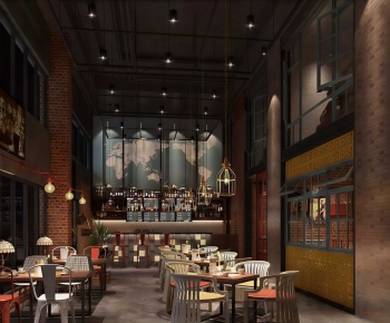 Industrial Style Cafe-ID:123507987
