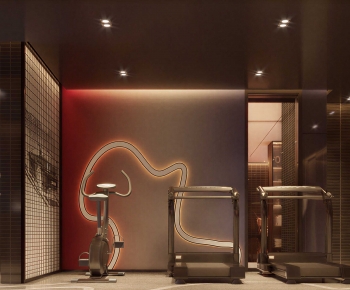 Modern Home Fitness Room-ID:249605897