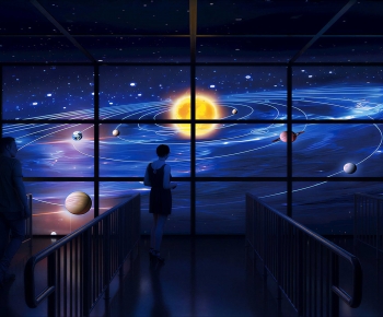 Modern Exhibition Hall-ID:353414069