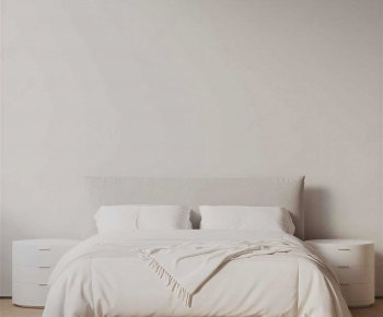 Modern Double Bed-ID:414614923