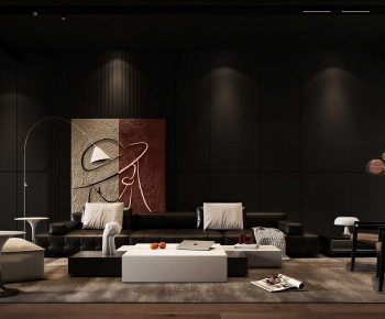 Modern A Living Room-ID:630506042