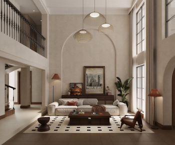 Modern A Living Room-ID:966021066