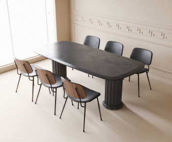 Modern Dining Table And Chairs-ID:559037923