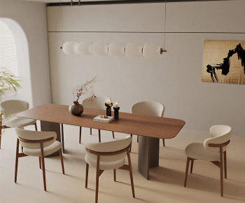 Modern Dining Table And Chairs-ID:203810932