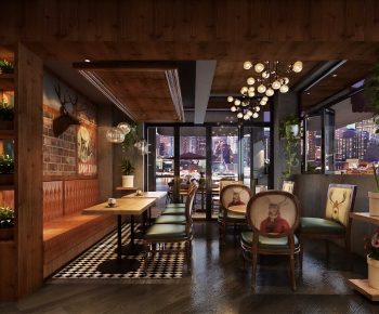 Industrial Style Restaurant-ID:992928982