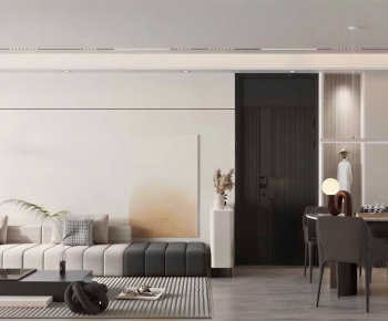 Modern A Living Room-ID:287853962