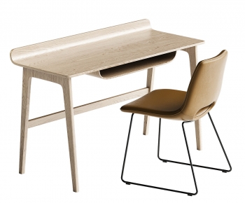 Modern Computer Desk And Chair-ID:813941003