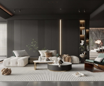 Modern A Living Room-ID:249530081