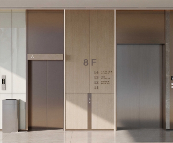 Modern Office Elevator Hall-ID:846967946