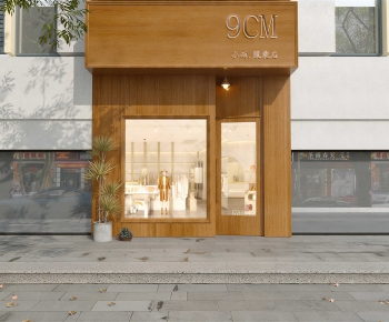 Modern Facade Element-ID:642481092