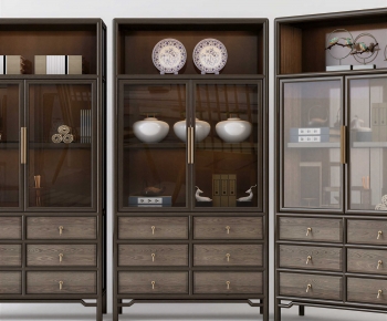 New Chinese Style Decorative Cabinet-ID:298800952