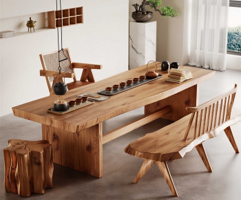 New Chinese Style Tea Tables And Chairs-ID:330069133