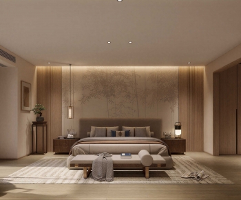 New Chinese Style Bedroom-ID:258739957