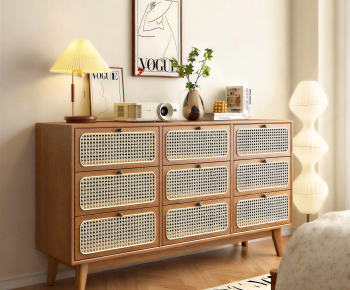 Wabi-sabi Style Chest Of Drawers-ID:133672003