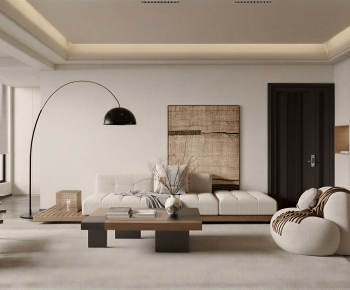 Wabi-sabi Style A Living Room-ID:381031991