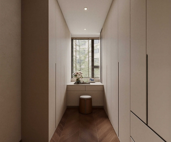 Modern Clothes Storage Area-ID:808044911