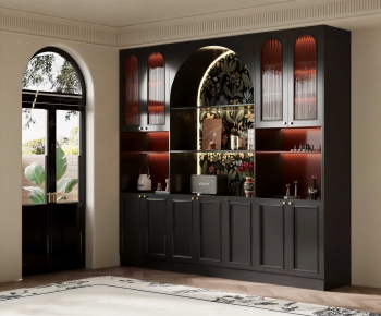 French Style Wine Cabinet-ID:217467073