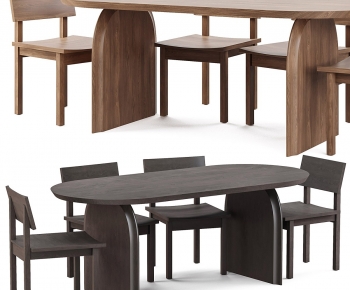 Modern Dining Table And Chairs-ID:265626917
