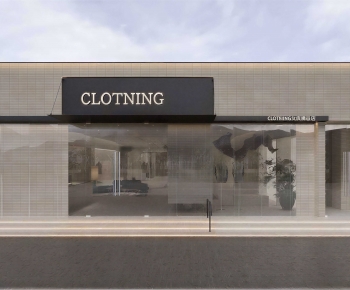 Modern Facade Element-ID:976747042