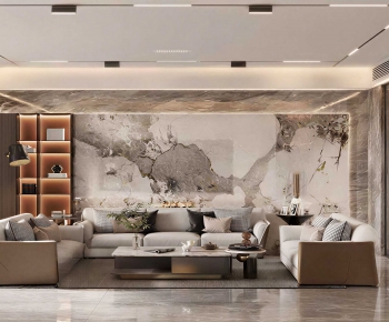 Modern A Living Room-ID:599522111