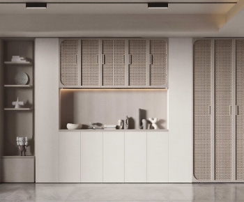 Wabi-sabi Style Decorative Cabinet-ID:733851911