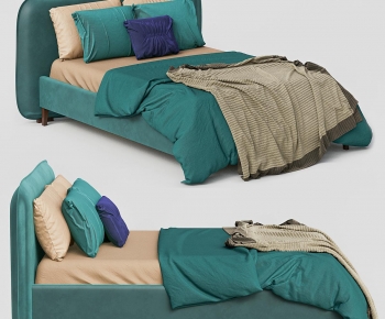 Modern Double Bed-ID:811084038