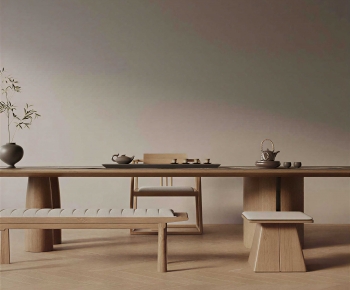 New Chinese Style Tea Tables And Chairs-ID:305922039