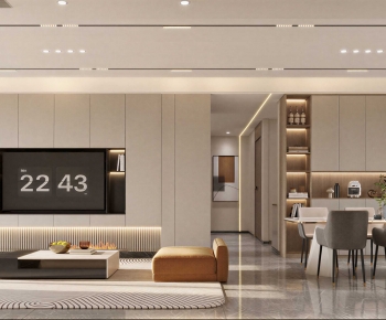 Modern A Living Room-ID:900650049