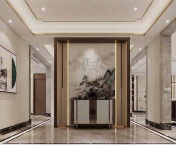 New Chinese Style Hallway-ID:406833893