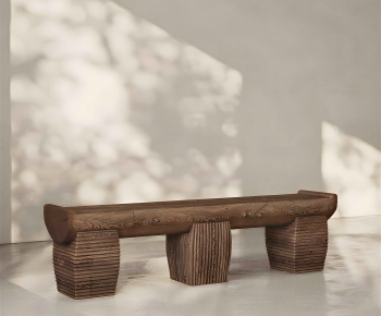 Wabi-sabi Style Bench-ID:165507081