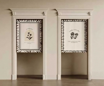 French Style Door Curtain-ID:530915022