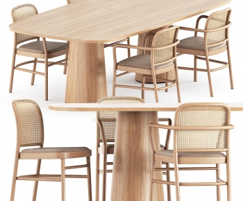 Nordic Style Dining Table And Chairs-ID:504117973