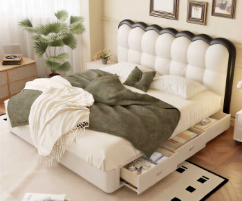 French Style Double Bed-ID:392788894