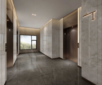 Modern Elevator Hall-ID:358350044